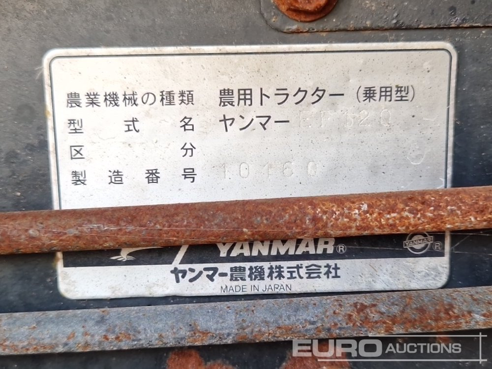 جرار صغير Yanmar EF120: صورة 24