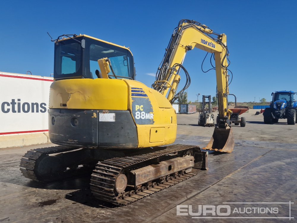2010 Komatsu PC88MR-8 - حفار صغير: صورة 5 2010 Komatsu PC88MR-8 - حفار صغير: صورة 5