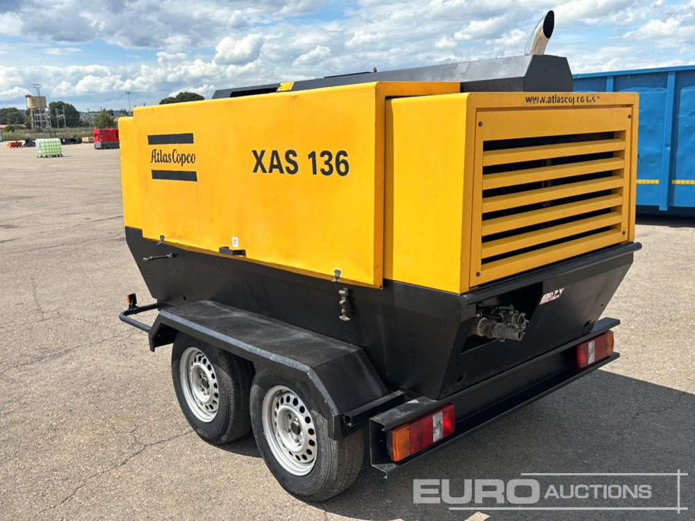 2017 Atlas Copco XAS136DD - ضاغط هوائي: صورة 3 2017 Atlas Copco XAS136DD - ضاغط هوائي: صورة 3