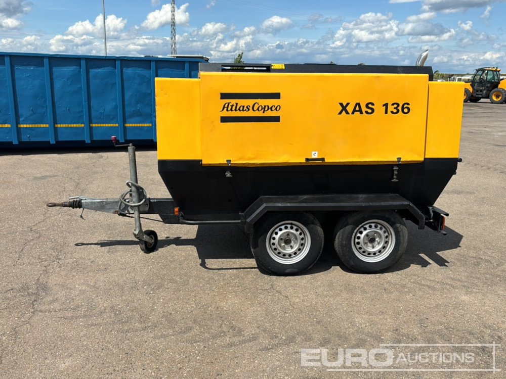 2017 Atlas Copco XAS136DD - ضاغط هوائي: صورة 2 2017 Atlas Copco XAS136DD - ضاغط هوائي: صورة 2