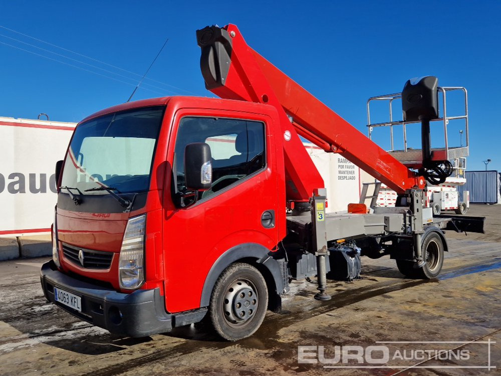 2017 Renault Access Platform Truck, Socage T416 16 m Platform Reach 300 Kg Capacity (ITV 02/09/2026) (Spanish Reg Docs Available / Documentación Española Disponible) - منصة محمولة مثبتة على الشاحنة: صورة 1 2017 Renault Access Platform Truck, Socage T416 16 m Platform Reach 300 Kg Capacity (ITV 02/09/2026) (Spanish Reg Docs Available / Documentación Española Disponible) - منصة محمولة مثبتة على الشاحنة: صورة 1