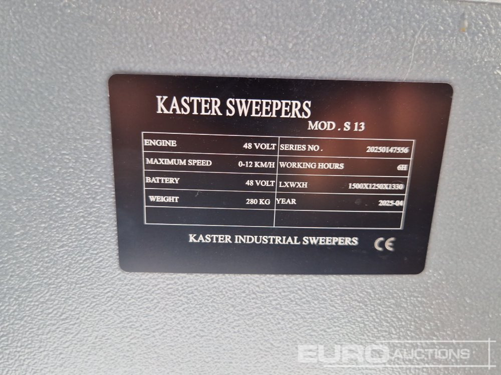 سياره كنس شوارع Unused 2025 Kaster S.13: صورة 19