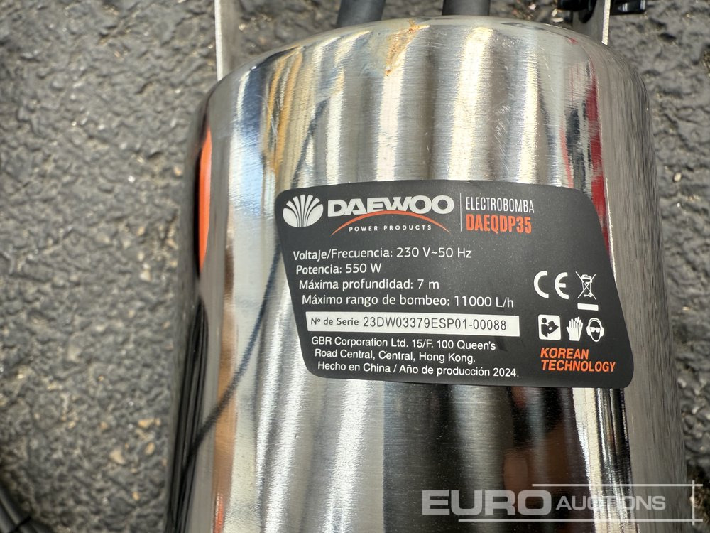 Unused Daewoo DAEQDP35 - مضخة مياه: صورة 4 Unused Daewoo DAEQDP35 - مضخة مياه: صورة 4