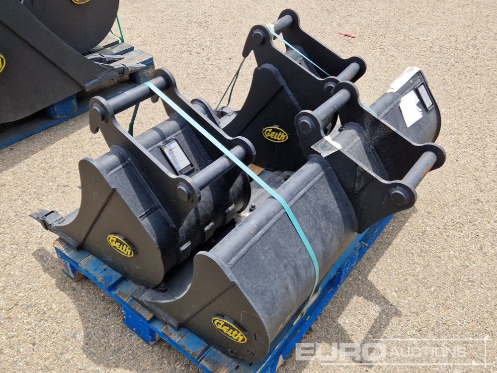 Unused Geith G03R-1200 48" Ditching Bucket, H03-0300 12" Digging Bucket, H03-450 18" Digging Bucket 40mm Pin to suit Mini Excavator / Conjunto Cazos - بكت: صورة 2 Unused Geith G03R-1200 48" Ditching Bucket, H03-0300 12" Digging Bucket, H03-450 18" Digging Bucket 40mm Pin to suit Mini Excavator / Conjunto Cazos - بكت: صورة 2
