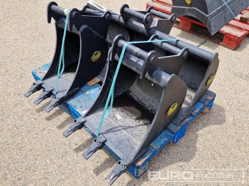 Unused Geith G03R-1200 48" Ditching Bucket, H03-0300 12" Digging Bucket, H03-450 18" Digging Bucket 40mm Pin to suit Mini Excavator / Conjunto Cazos - بكت: صورة 3 Unused Geith G03R-1200 48" Ditching Bucket, H03-0300 12" Digging Bucket, H03-450 18" Digging Bucket 40mm Pin to suit Mini Excavator / Conjunto Cazos - بكت: صورة 3