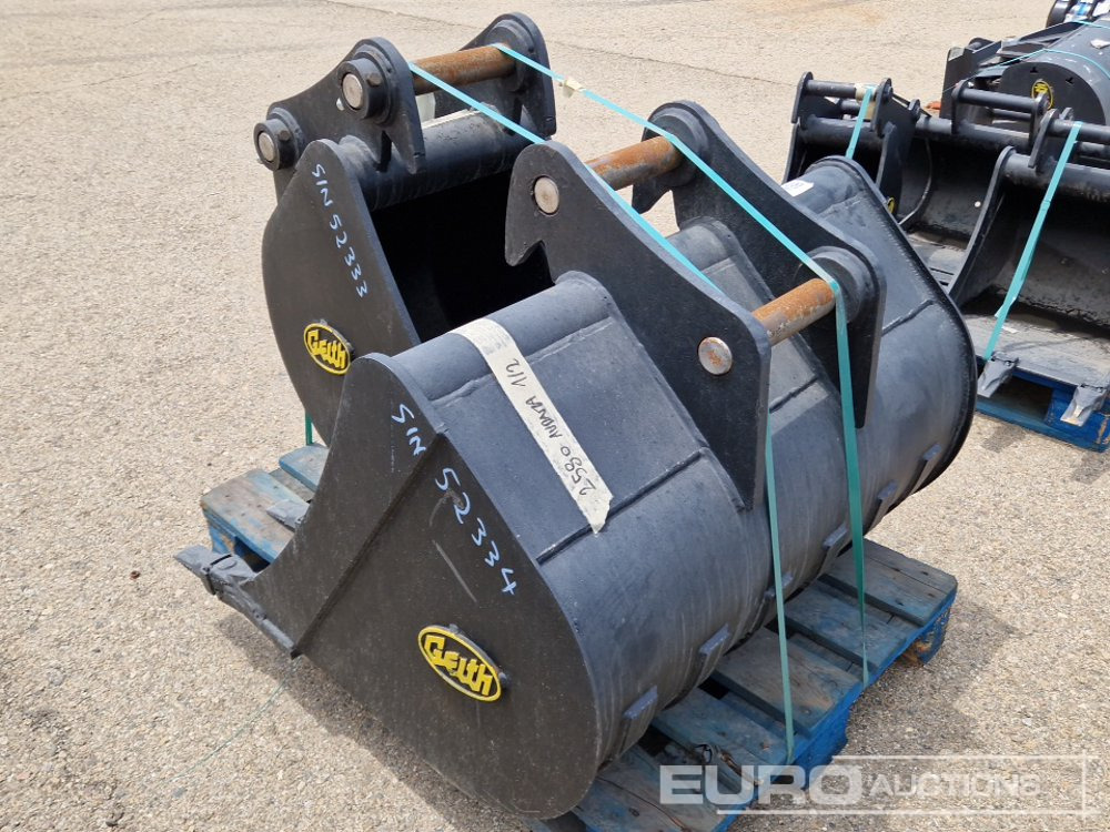 Unused Geith H08-1000 40" Digging Bucket, H08-0450 18" Digging Bucket 50mm Pin to suit Mini Excavator / Conjunto Cazos - بكت: صورة 4 Unused Geith H08-1000 40" Digging Bucket, H08-0450 18" Digging Bucket 50mm Pin to suit Mini Excavator / Conjunto Cazos - بكت: صورة 4