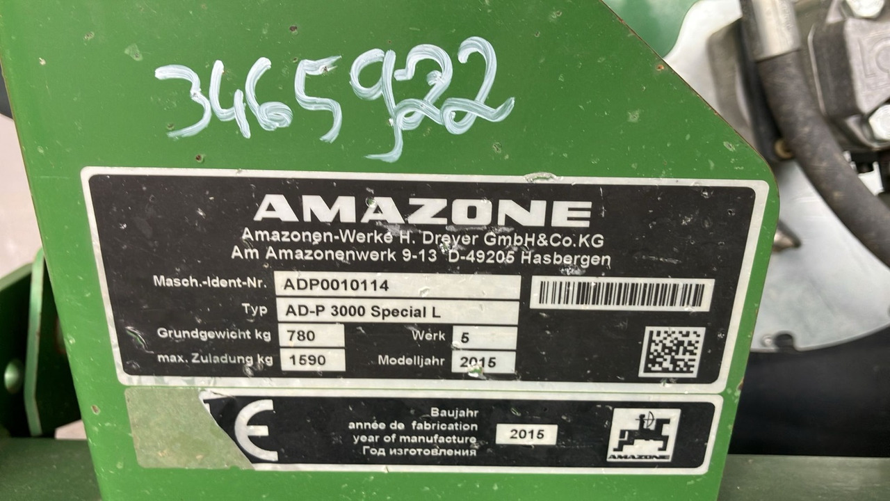 Amazone AD-P 3000 Spezial - آلة البذر: صورة 2 Amazone AD-P 3000 Spezial - آلة البذر: صورة 2
