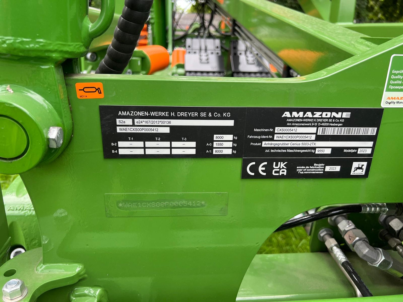 Amazone Grubber Cenius 5003-2TX - آلة حراثة: صورة 2 Amazone Grubber Cenius 5003-2TX - آلة حراثة: صورة 2