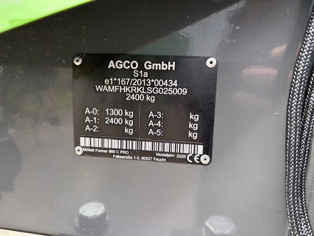 Fendt Former 860 C PRO - نشارة الدريس/ شوكة جرف: صورة 2 Fendt Former 860 C PRO - نشارة الدريس/ شوكة جرف: صورة 2
