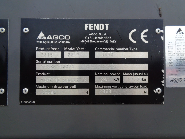 Fendt Mähdrescher 8410 P - حصادة: صورة 2 Fendt Mähdrescher 8410 P - حصادة: صورة 2