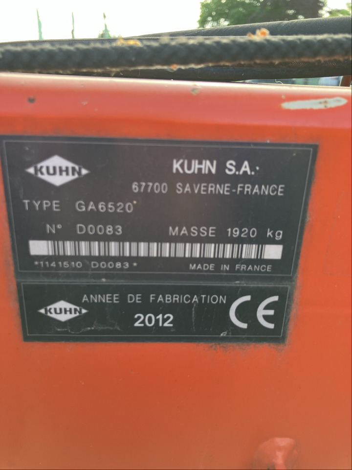 Kuhn 6520 - نشارة الدريس/ شوكة جرف: صورة 2 Kuhn 6520 - نشارة الدريس/ شوكة جرف: صورة 2