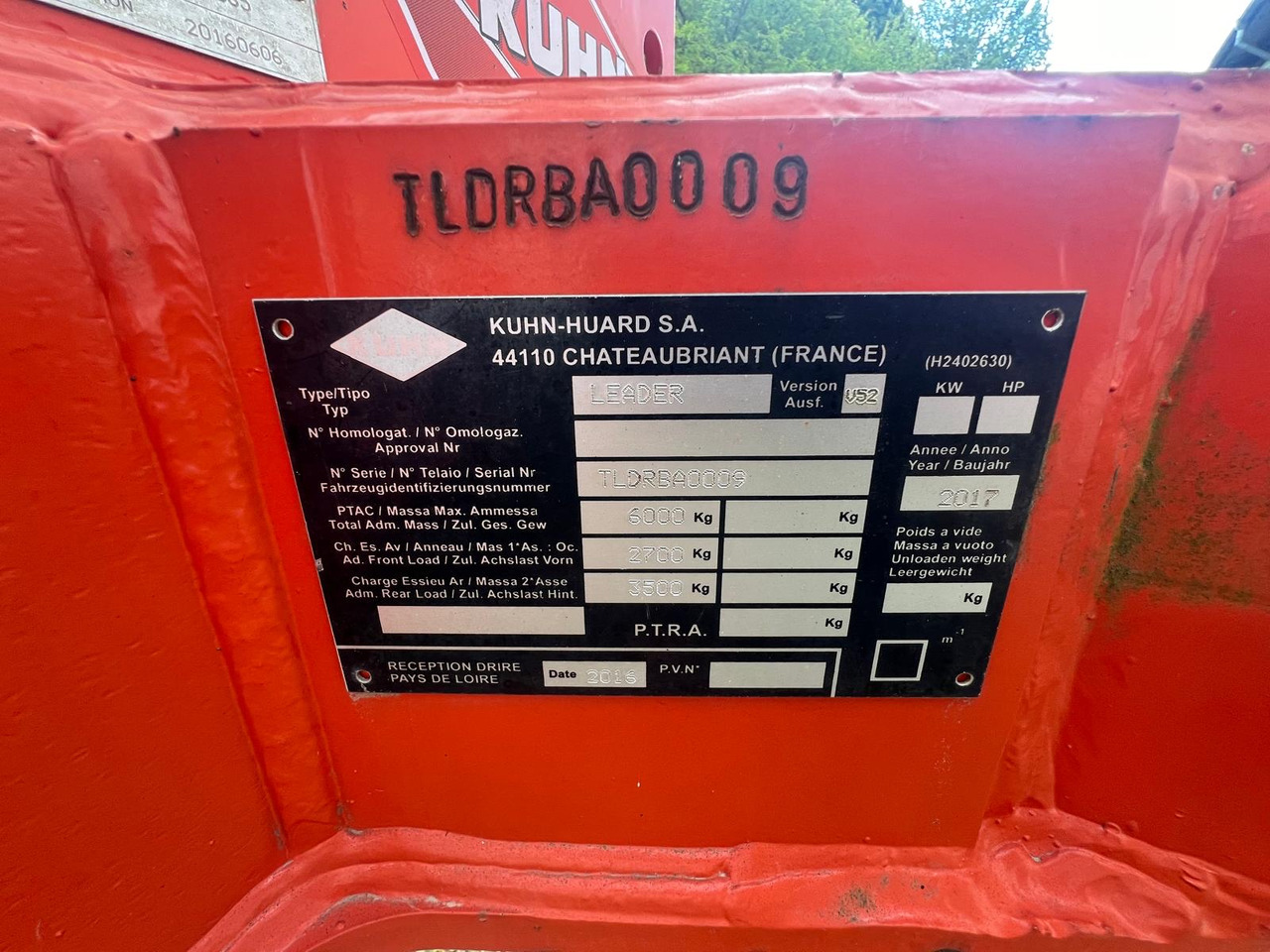 Kuhn Vari - Leader 7 Schar - محراث: صورة 2 Kuhn Vari - Leader 7 Schar - محراث: صورة 2