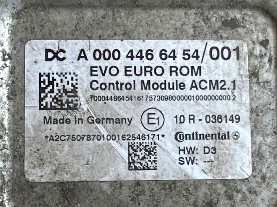 MERCEDES ECU A0004466454 - النظام الكهربائي - شاحنة: صورة 3 MERCEDES ECU A0004466454 - النظام الكهربائي - شاحنة: صورة 3