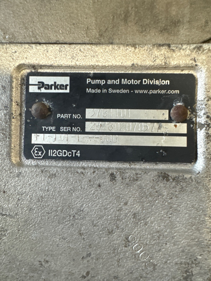 PARKER HYDRALIC PUMP 101 L 3781101 - أجهزة هيدروليكية - شاحنة: صورة 2 PARKER HYDRALIC PUMP 101 L 3781101 - أجهزة هيدروليكية - شاحنة: صورة 2