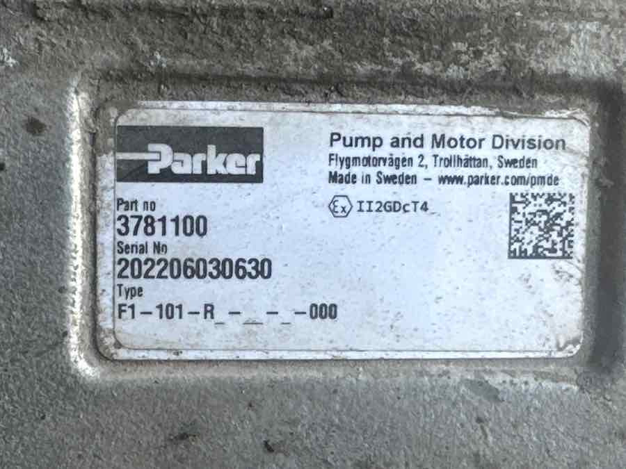 PARKER HYDRAULIK PUMP 3781100 F1-101-R - أجهزة هيدروليكية - شاحنة: صورة 3 PARKER HYDRAULIK PUMP 3781100 F1-101-R - أجهزة هيدروليكية - شاحنة: صورة 3