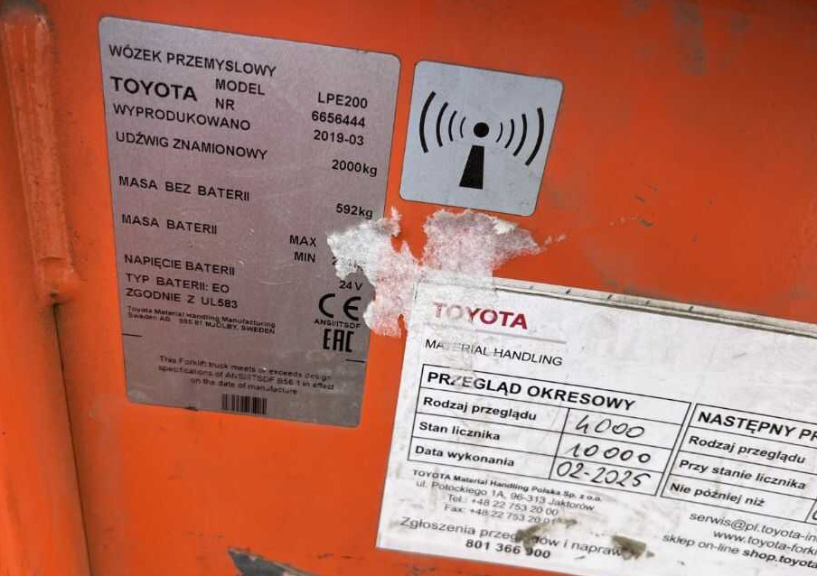 BT LPE200 - شاحنة نقل الطبالي: صورة 4 BT LPE200 - شاحنة نقل الطبالي: صورة 4