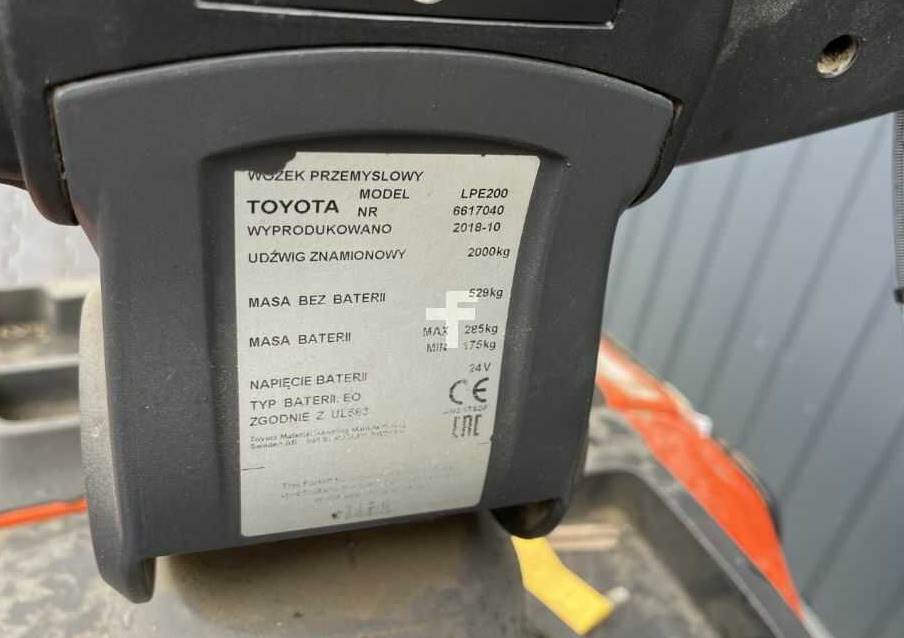 BT LPE200 - شاحنة نقل الطبالي: صورة 4 BT LPE200 - شاحنة نقل الطبالي: صورة 4