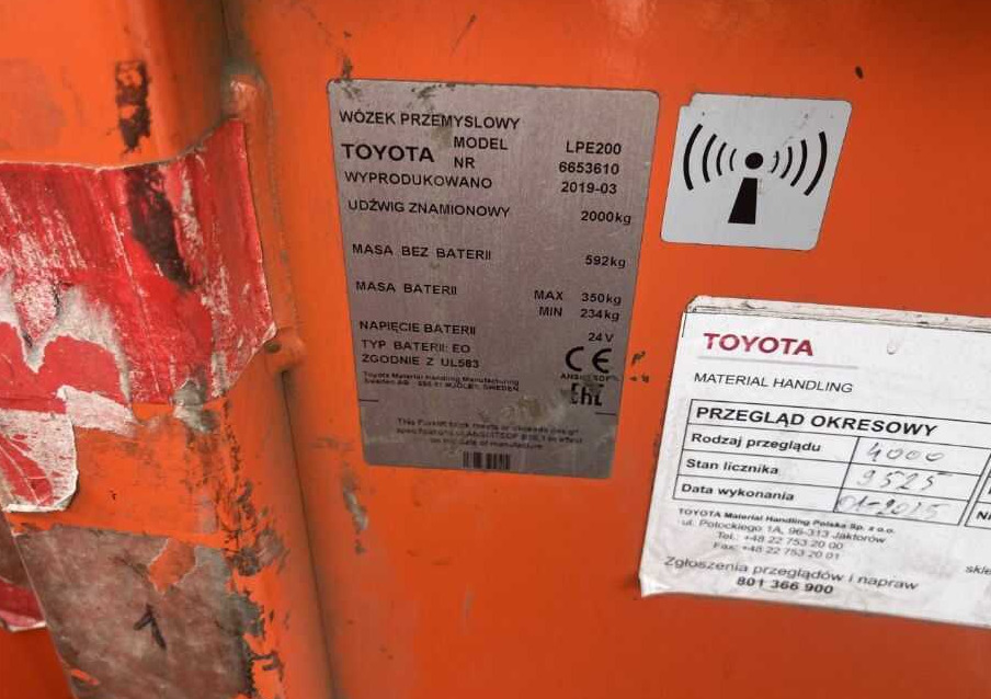 BT LPE200 - شاحنة نقل الطبالي: صورة 4 BT LPE200 - شاحنة نقل الطبالي: صورة 4