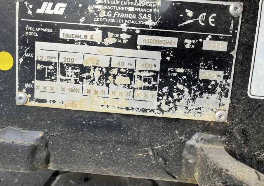 JLG Toucan 8E - مرفاع تلسكوبي: صورة 4 JLG Toucan 8E - مرفاع تلسكوبي: صورة 4