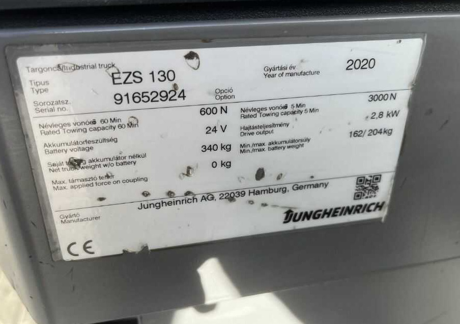 Jungheinrich EZS130 - جرار سحب: صورة 4 Jungheinrich EZS130 - جرار سحب: صورة 4