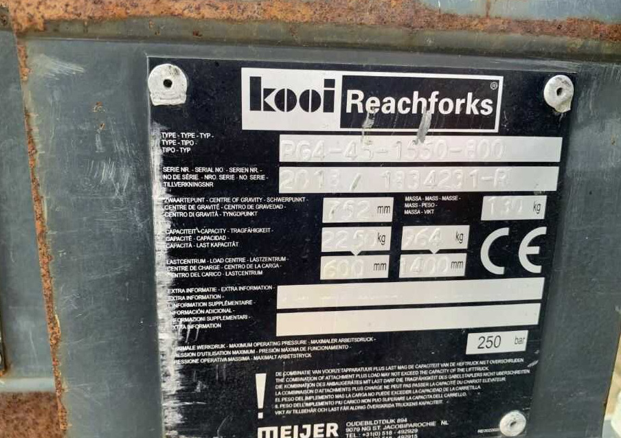 Kooi RG4-45-1550 - ذراع الرافعة - معدات المناولة: صورة 1 Kooi RG4-45-1550 - ذراع الرافعة - معدات المناولة: صورة 1