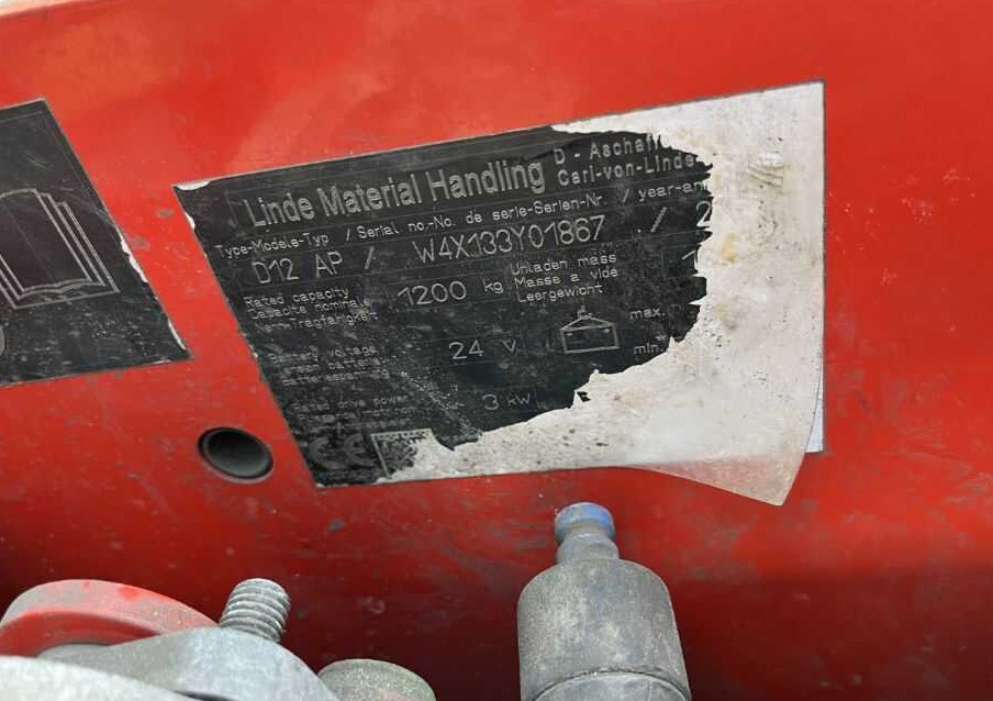 Linde D12AP - آلة تكديس: صورة 4 Linde D12AP - آلة تكديس: صورة 4