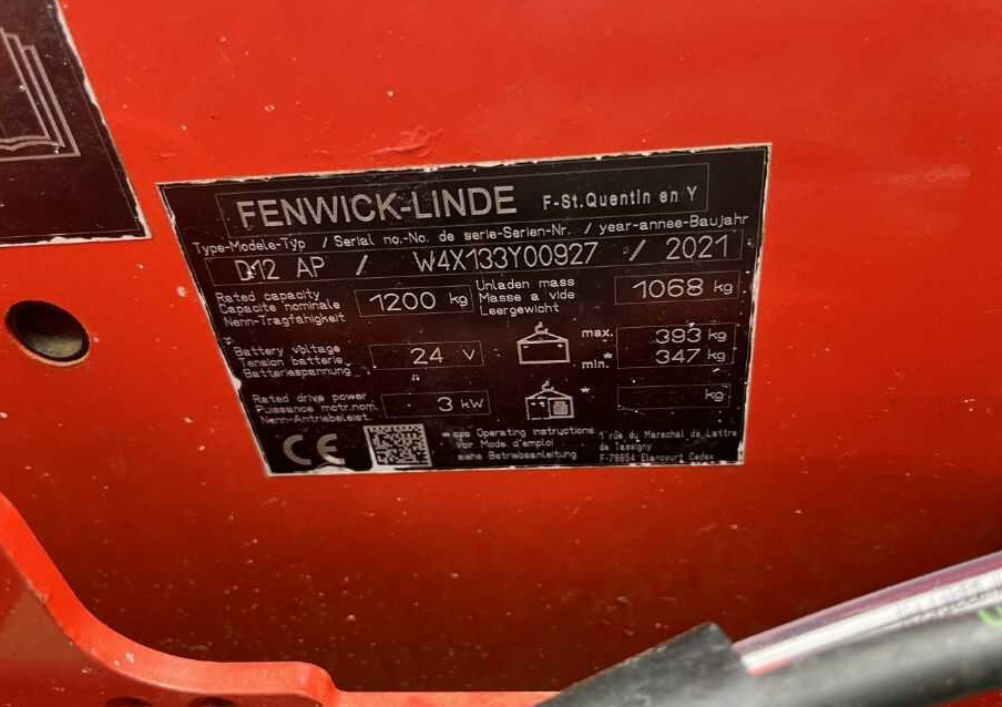 Linde D12AP - آلة تكديس: صورة 4 Linde D12AP - آلة تكديس: صورة 4