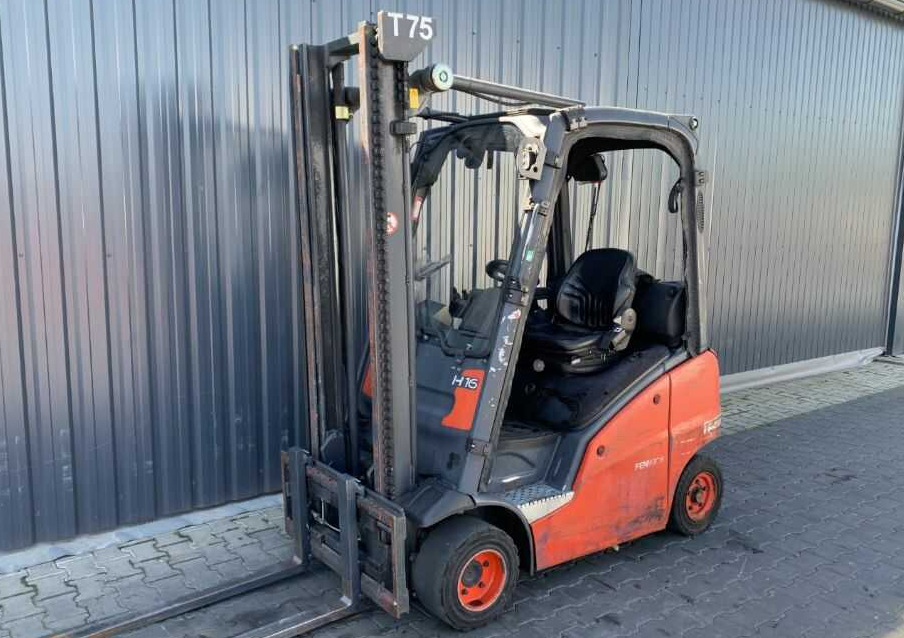 Linde H16T-01 - رافعة شوكية تعمل بالغاز: صورة 1 Linde H16T-01 - رافعة شوكية تعمل بالغاز: صورة 1