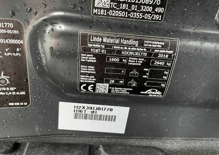 Linde H16T-01 - رافعة شوكية تعمل بالغاز: صورة 4 Linde H16T-01 - رافعة شوكية تعمل بالغاز: صورة 4