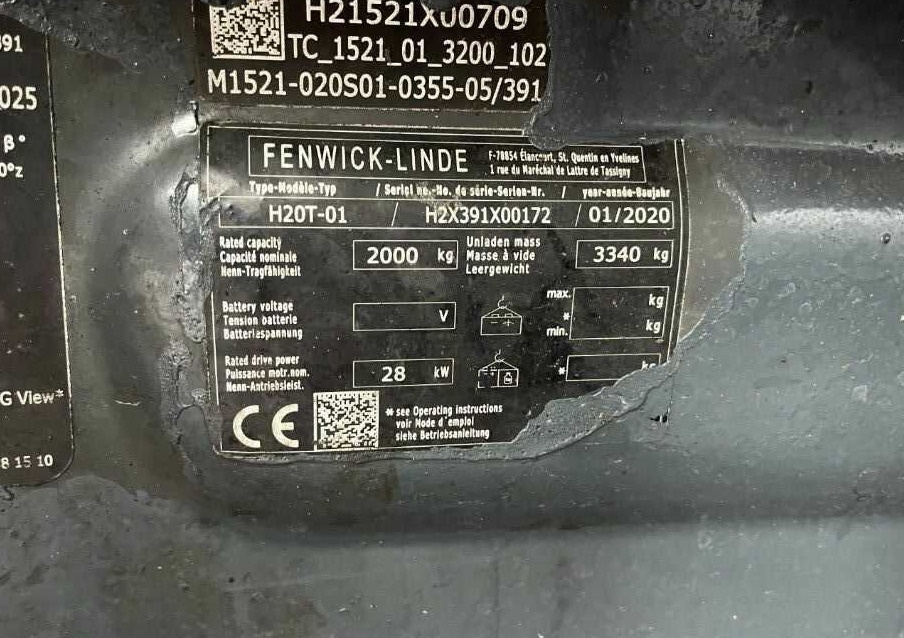Linde H20T-01 - رافعة شوكية تعمل بالغاز: صورة 4 Linde H20T-01 - رافعة شوكية تعمل بالغاز: صورة 4