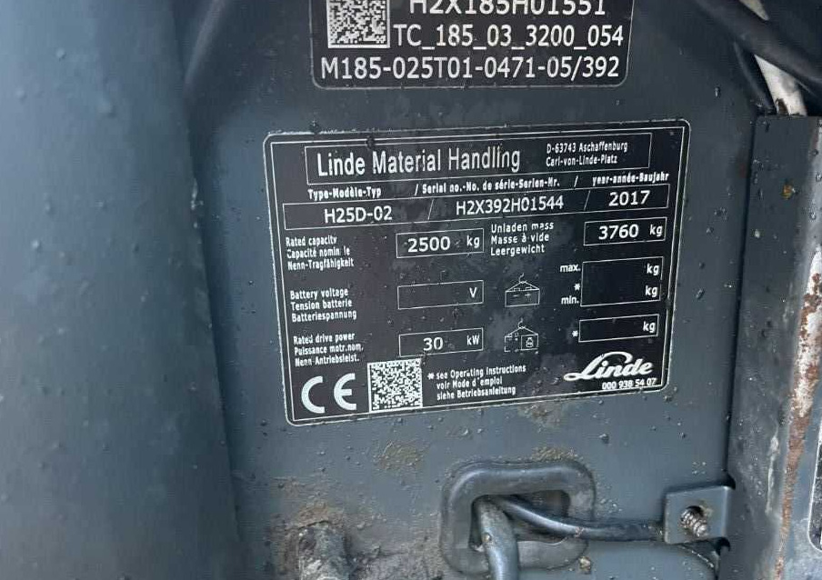 Linde H25D-02 - رافعة شوكية ديزل: صورة 4 Linde H25D-02 - رافعة شوكية ديزل: صورة 4