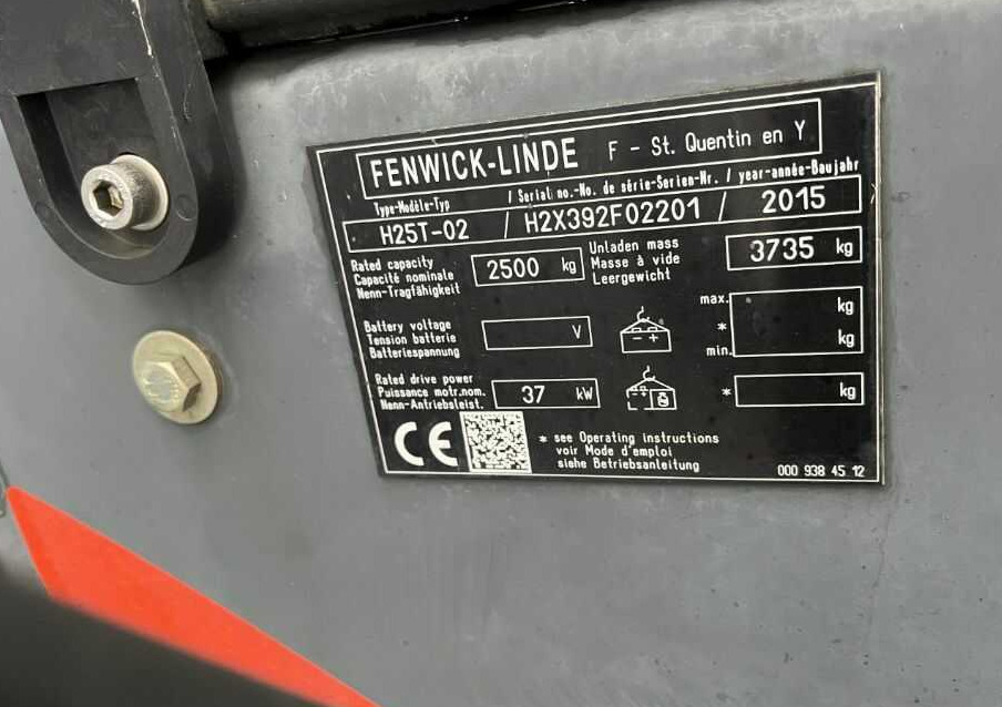 Linde H25T-02 - رافعة شوكية تعمل بالغاز: صورة 5 Linde H25T-02 - رافعة شوكية تعمل بالغاز: صورة 5