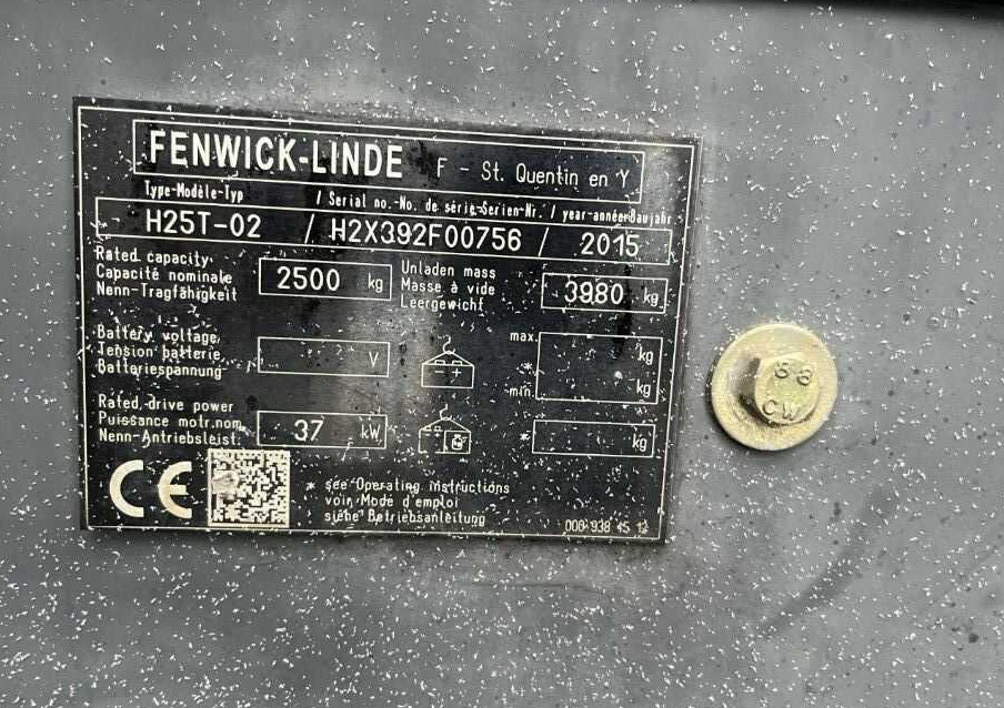 Linde H25T-02 - رافعة شوكية تعمل بالغاز: صورة 2 Linde H25T-02 - رافعة شوكية تعمل بالغاز: صورة 2