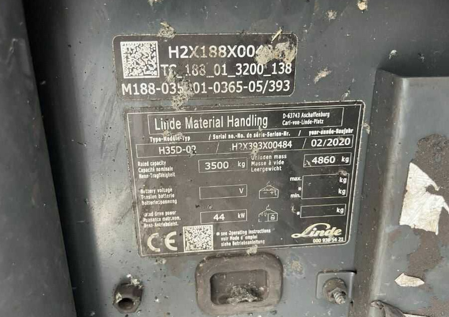 Linde H35D-02 - رافعة شوكية ديزل: صورة 4 Linde H35D-02 - رافعة شوكية ديزل: صورة 4