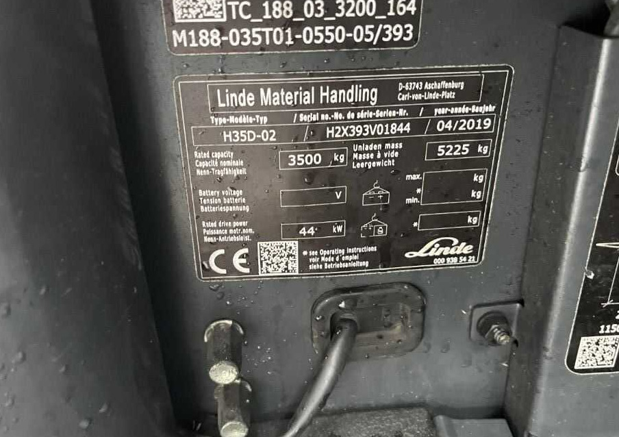 Linde H35D-02 - رافعة شوكية ديزل: صورة 4 Linde H35D-02 - رافعة شوكية ديزل: صورة 4