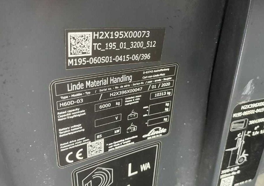 Linde H60D-03 - رافعة شوكية ديزل: صورة 4 Linde H60D-03 - رافعة شوكية ديزل: صورة 4