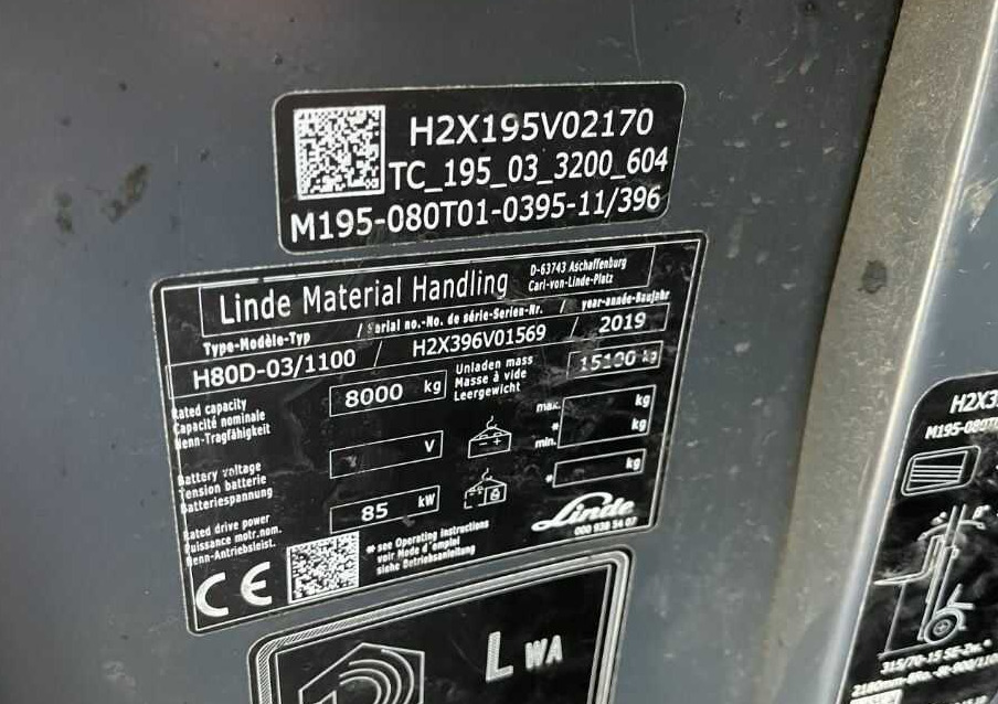 Linde H80D-03/1100 - رافعة شوكية ديزل: صورة 4 Linde H80D-03/1100 - رافعة شوكية ديزل: صورة 4