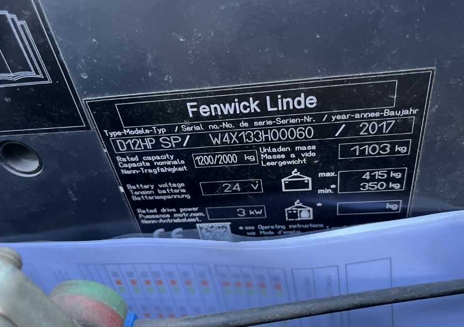 Linde L12LHP - آلة تكديس: صورة 4 Linde L12LHP - آلة تكديس: صورة 4