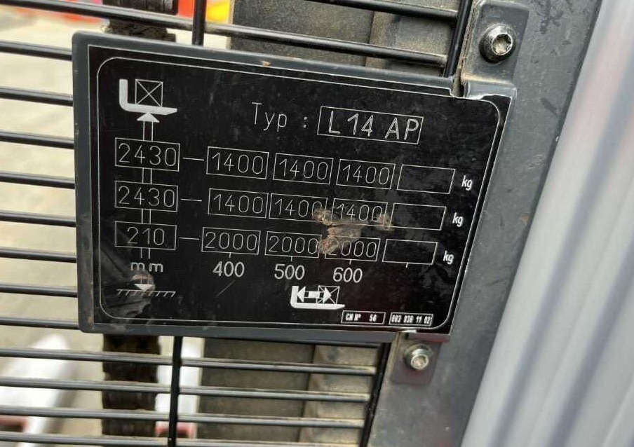 Linde L14lAP - آلة تكديس: صورة 5 Linde L14lAP - آلة تكديس: صورة 5