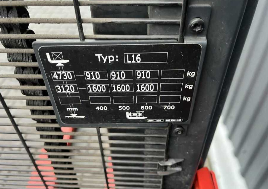 Linde L16 - آلة تكديس: صورة 5 Linde L16 - آلة تكديس: صورة 5