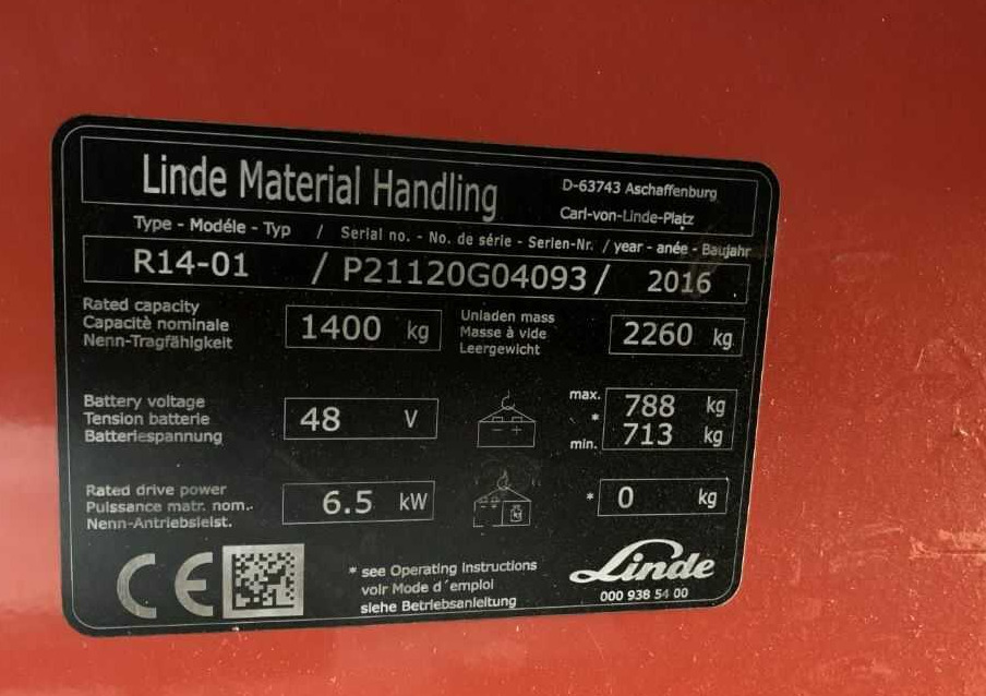 Linde R14-01 - رافعة شوكية للوصول للأماكن الضيقة: صورة 5 Linde R14-01 - رافعة شوكية للوصول للأماكن الضيقة: صورة 5