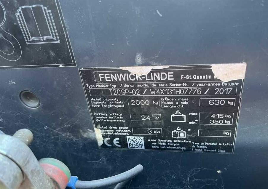 Linde T20SP-02 - شاحنة نقل الطبالي: صورة 4 Linde T20SP-02 - شاحنة نقل الطبالي: صورة 4