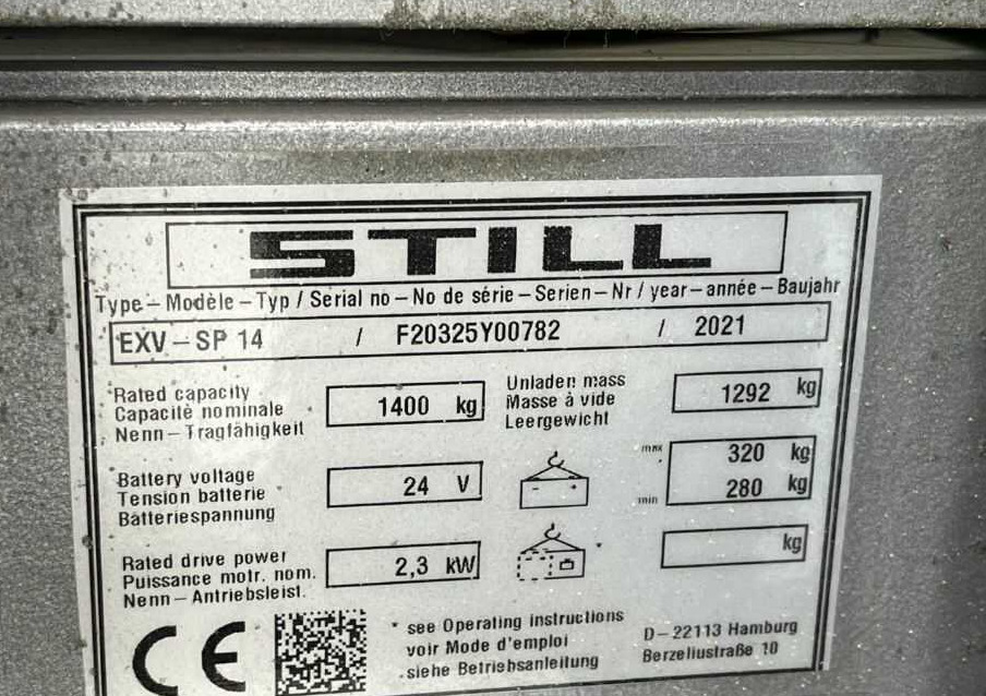 Still EXV-SP14 - آلة تكديس: صورة 5 Still EXV-SP14 - آلة تكديس: صورة 5