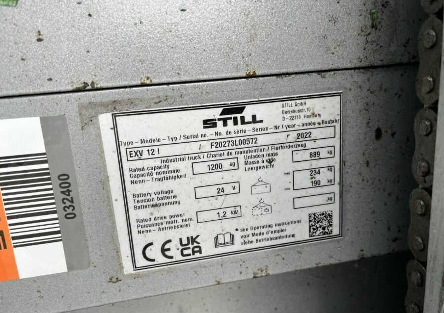 Still EXV12i - آلة تكديس: صورة 4 Still EXV12i - آلة تكديس: صورة 4