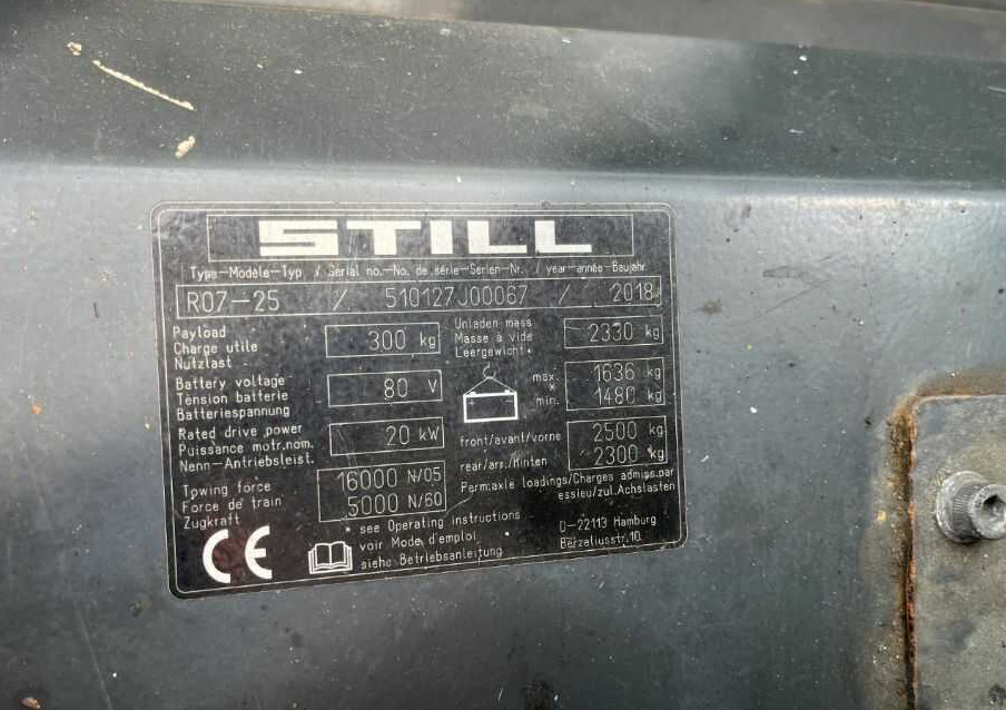 Still R07-25 - جرار سحب: صورة 4 Still R07-25 - جرار سحب: صورة 4