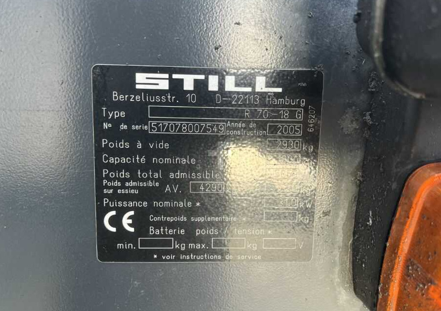 Still R70-16T - رافعة شوكية تعمل بالغاز: صورة 4 Still R70-16T - رافعة شوكية تعمل بالغاز: صورة 4