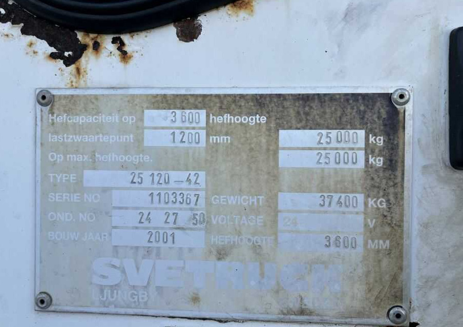 Svetruck 25120-42 - رافعة شوكية ديزل: صورة 4 Svetruck 25120-42 - رافعة شوكية ديزل: صورة 4