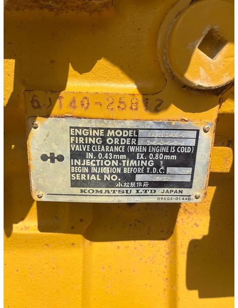 Komatsu SAA6D140E-2 Komatsu engine HD325 - محرك: صورة 5 Komatsu SAA6D140E-2 Komatsu engine HD325 - محرك: صورة 5