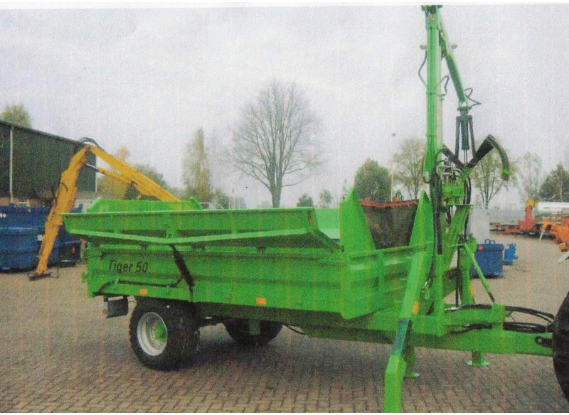 Kipper met opbouwkraan - مقطورة قلابة: صورة 4 Kipper met opbouwkraan - مقطورة قلابة: صورة 4