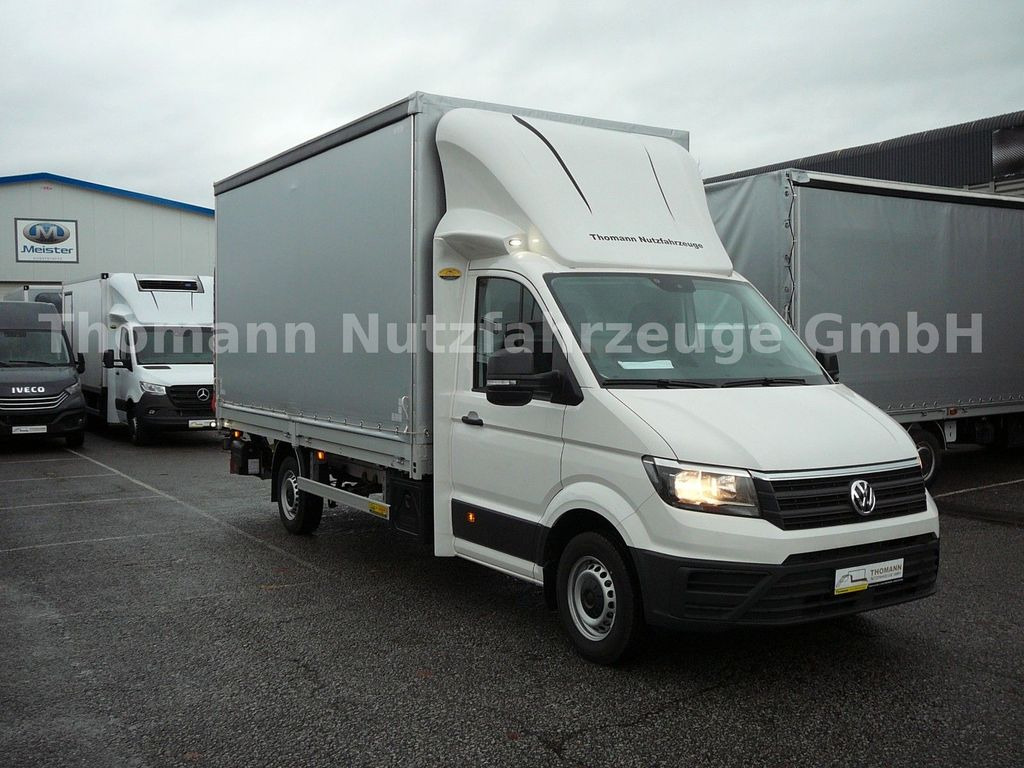 Volkswagen Crafter 177 PS Pritsche Plane LBW Premium - شاحنة مغلقة بستائر جانبية: صورة 1 Volkswagen Crafter 177 PS Pritsche Plane LBW Premium - شاحنة مغلقة بستائر جانبية: صورة 1